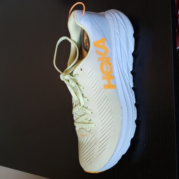 Hoka One One Rincon 3 pre-owned sz 10 B.  Green, blue & orange.  VGC - Picture 5 of 11